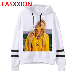 Billie Eilish Hoodies men/women funny hip hop fashion kawaii Sweatshirt Graphic harajuku 90s Tumblr hooded streetwear male