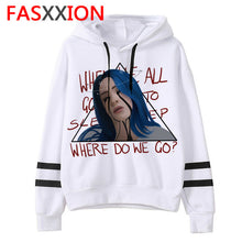 Load image into Gallery viewer, Billie Eilish Hoodies men/women funny hip hop fashion kawaii Sweatshirt Graphic harajuku 90s Tumblr hooded streetwear male