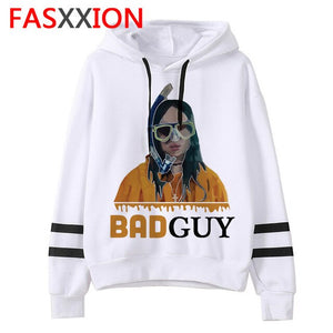 Billie Eilish Hoodies men/women funny hip hop fashion kawaii Sweatshirt Graphic harajuku 90s Tumblr hooded streetwear male