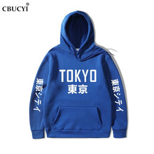 Load image into Gallery viewer, 2019 New Arrival Japan Harajuku Hoodies Tokyo City Printing Pullover Sweatshirt   Hip Hop Streetwear Men/Women Hooded Sweatshir