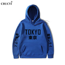 Load image into Gallery viewer, 2019 New Arrival Japan Harajuku Hoodies Tokyo City Printing Pullover Sweatshirt   Hip Hop Streetwear Men/Women Hooded Sweatshir