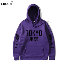 Load image into Gallery viewer, 2019 New Arrival Japan Harajuku Hoodies Tokyo City Printing Pullover Sweatshirt   Hip Hop Streetwear Men/Women Hooded Sweatshir