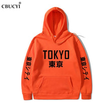 Load image into Gallery viewer, 2019 New Arrival Japan Harajuku Hoodies Tokyo City Printing Pullover Sweatshirt   Hip Hop Streetwear Men/Women Hooded Sweatshir