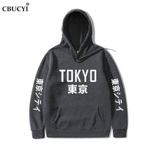 Load image into Gallery viewer, 2019 New Arrival Japan Harajuku Hoodies Tokyo City Printing Pullover Sweatshirt   Hip Hop Streetwear Men/Women Hooded Sweatshir