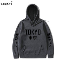 Load image into Gallery viewer, 2019 New Arrival Japan Harajuku Hoodies Tokyo City Printing Pullover Sweatshirt   Hip Hop Streetwear Men/Women Hooded Sweatshir