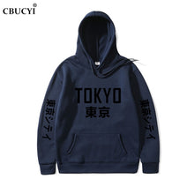 Load image into Gallery viewer, 2019 New Arrival Japan Harajuku Hoodies Tokyo City Printing Pullover Sweatshirt   Hip Hop Streetwear Men/Women Hooded Sweatshir