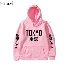 Load image into Gallery viewer, 2019 New Arrival Japan Harajuku Hoodies Tokyo City Printing Pullover Sweatshirt   Hip Hop Streetwear Men/Women Hooded Sweatshir