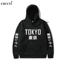 Load image into Gallery viewer, 2019 New Arrival Japan Harajuku Hoodies Tokyo City Printing Pullover Sweatshirt   Hip Hop Streetwear Men/Women Hooded Sweatshir